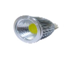 Dicroica GU10 COB 220V 5W aluminio blanco frío 50x65mm