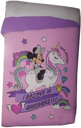 Edredón nórdico Minnie Unicornio Disney 180 x 260 cm