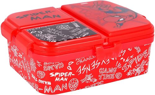 Sandwichera múltiple Spiderman Marvel "Urban Web" 18 x 14 x 6 cm