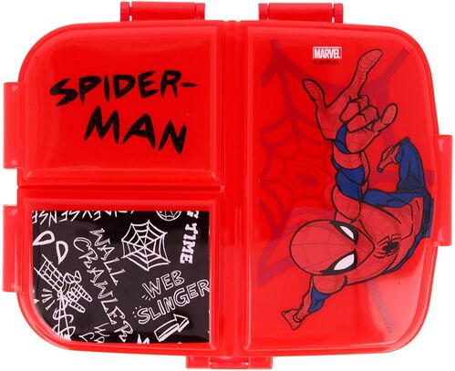 Sandwichera múltiple Spiderman Marvel "Urban Web" 18 x 14 x 6 cm