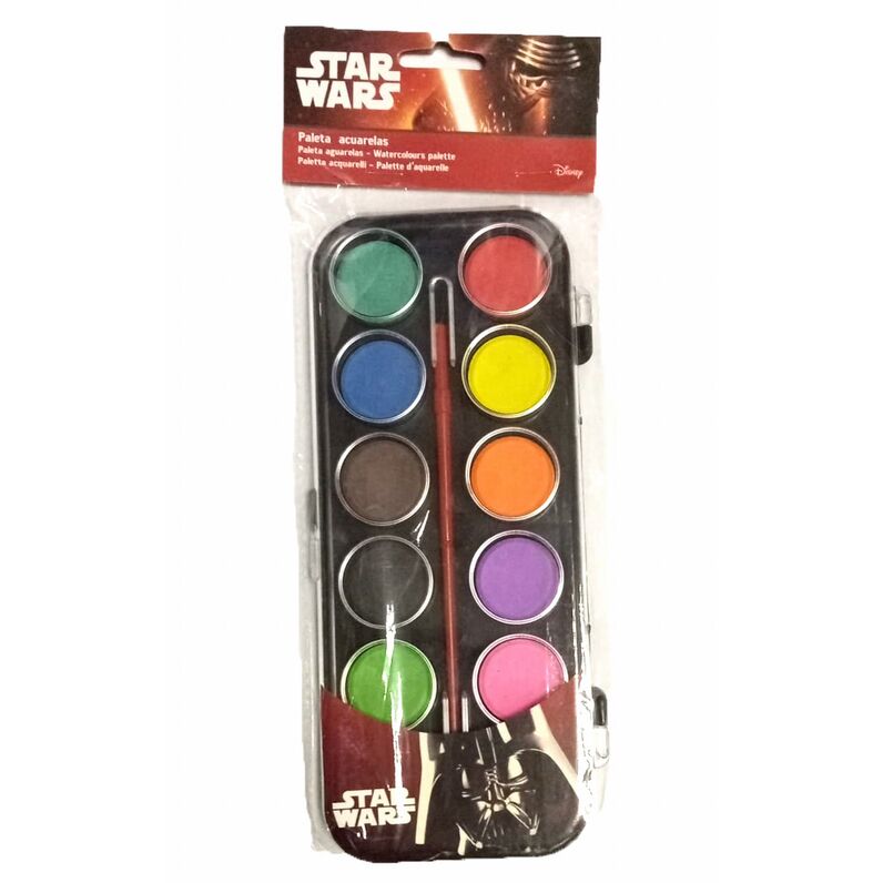 Set 12 acuarelas Star Wars