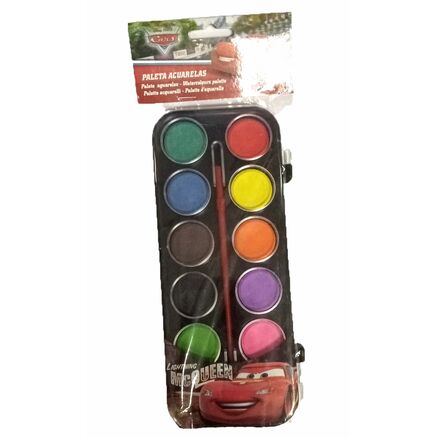 Set 12 acuarelas Cars