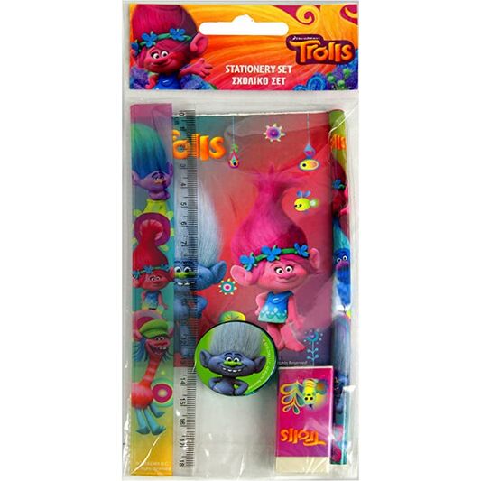 Set papelería Trolls