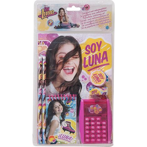 Set papelería calculadora Soy Luna