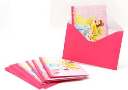 Pack 6 invitaciones Princesas Disney