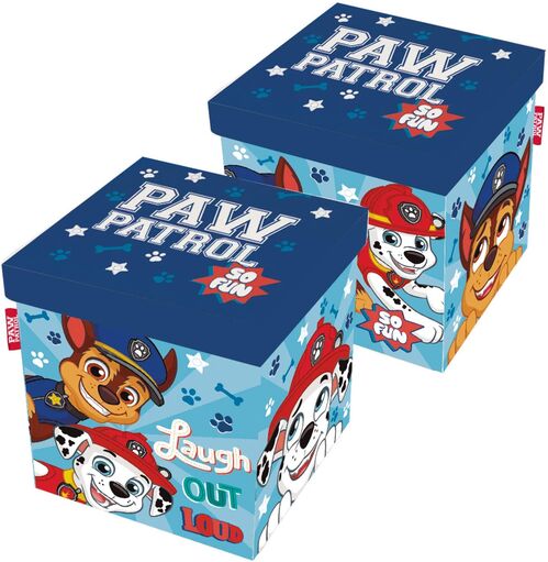 Taburete contenedor de Paw Patrol 30 x 30 x 30 cm