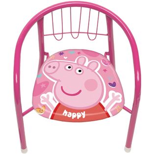 Silla metal Disney Peppa Pig  35.5 x 30 x 33.5 cm