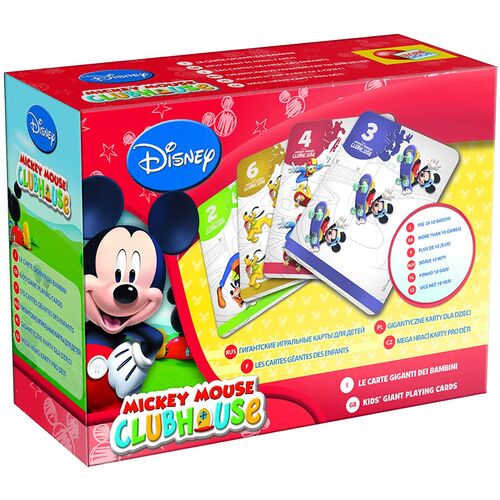 Baraja cartas gigantes Mickey Mouse Disney