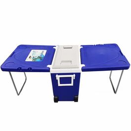 Set camping con nevera 28 litros y mesa 105 x 49 x 42 cm