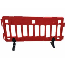 Valla barrera plástico 200x100x5cm