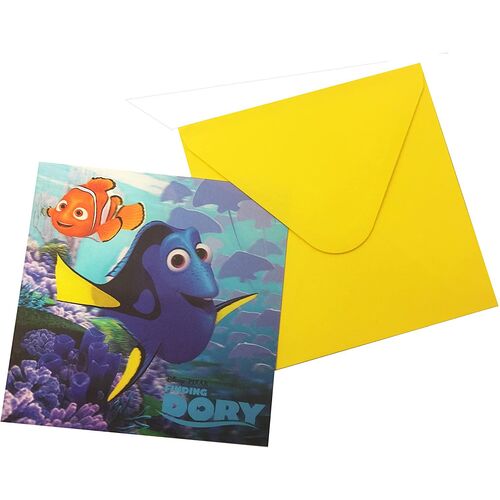 Tarjeta felicitación lenticular 3D Buscando a Dory
