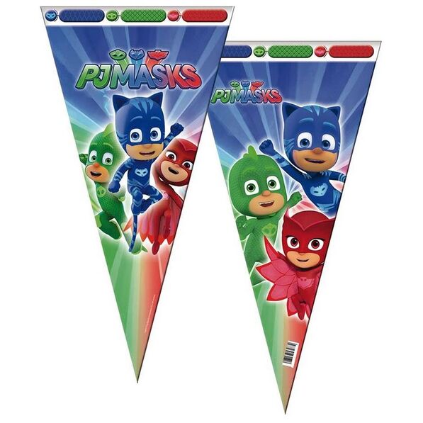 Pack 6 bolsas de chuches PJ Masks