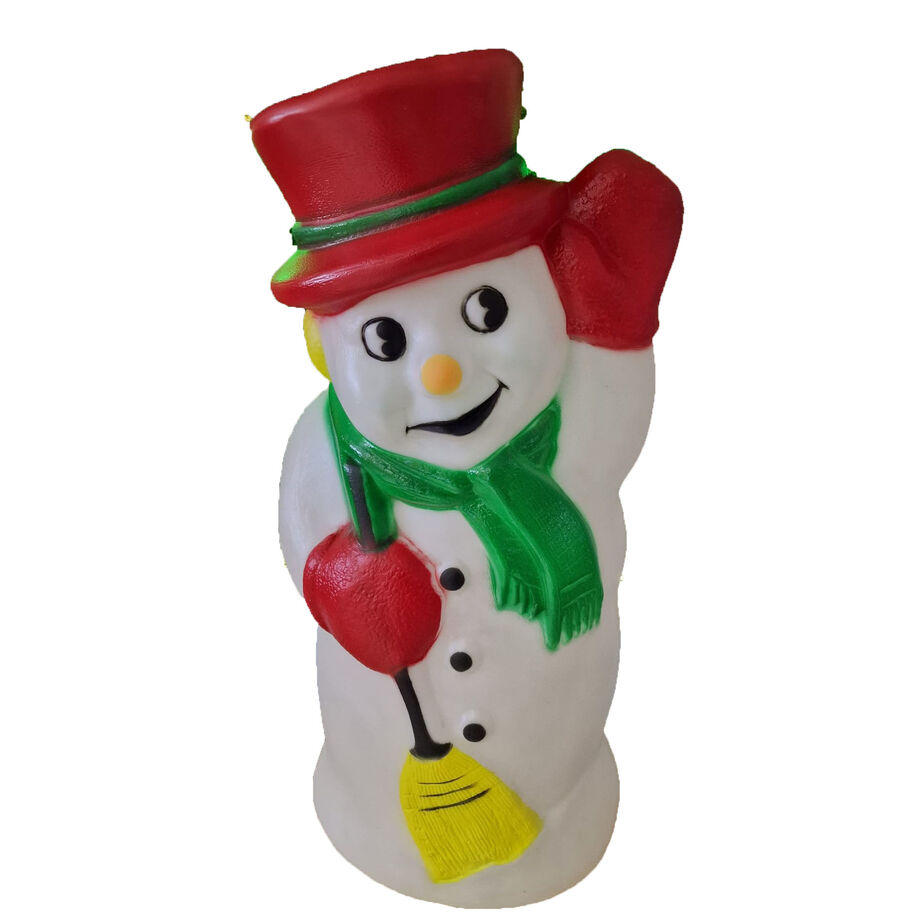 Muñeco nieve Navidad gigante 77 x 36 x 29 cm