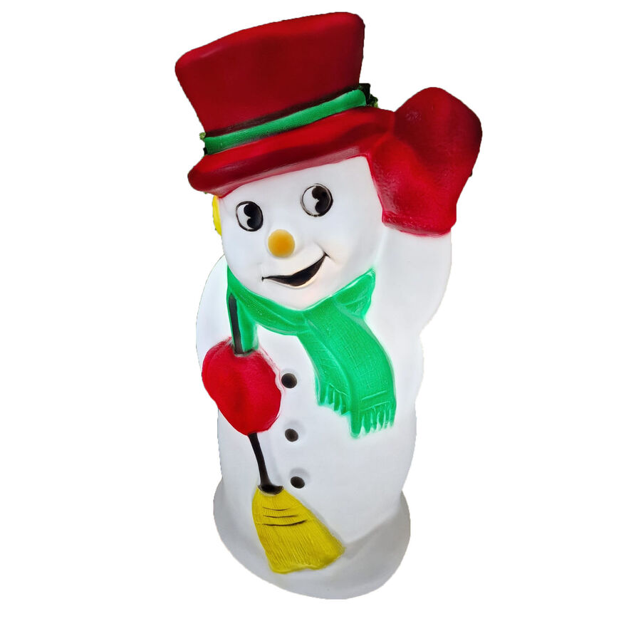 Muñeco nieve Navidad gigante 77 x 36 x 29 cm