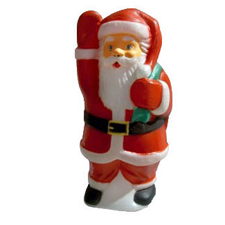 Figura Papa Noel con luz decoración Navidad 80 x 37 cm
