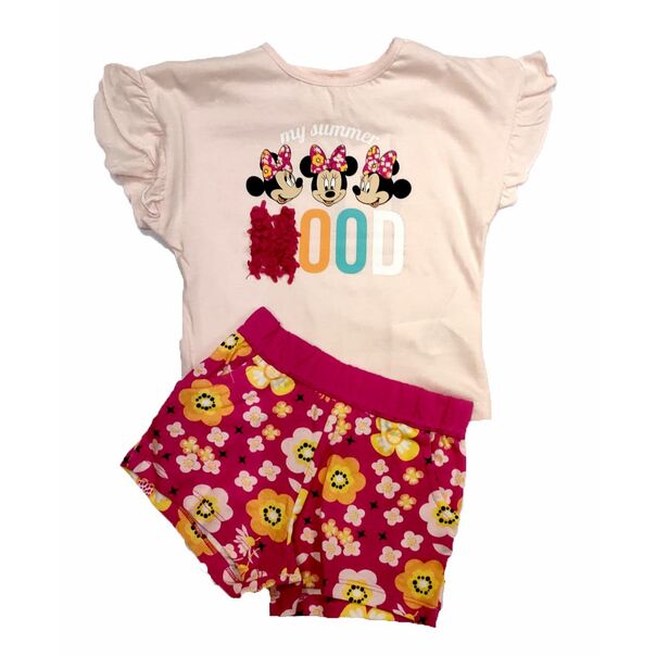 Conjunto verano rosa Minnie Mouse Disney 3 aos