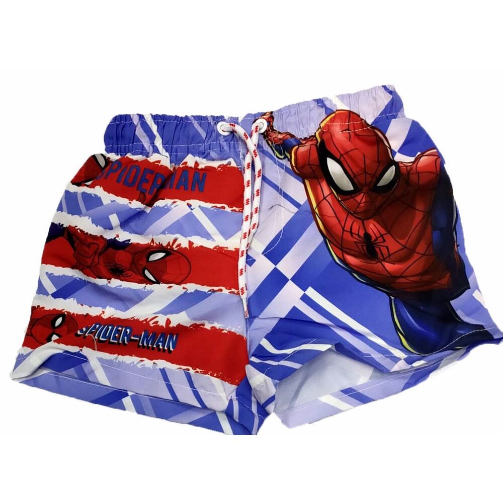 Minimizar Persona australiana Ocupar Bañador bóxer azul Spiderman Los Vengadores 3 años - Tienda online