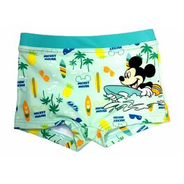 Bañador bóxer turquesa bebé Mickey Mouse Disney
