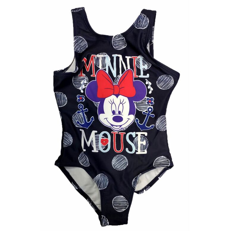 Baador azul oscuro Minnie Mouse Disney 3 aos