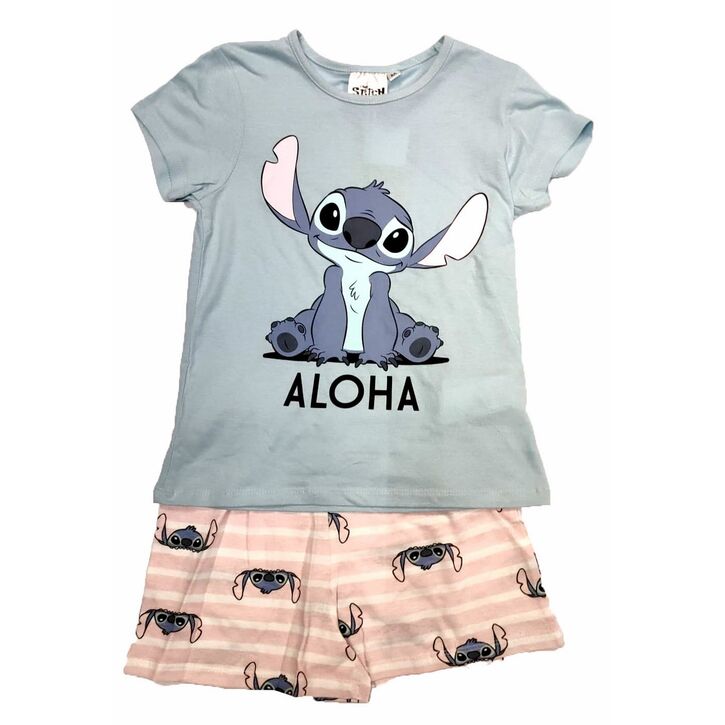 Conjunto verano azul Lilo y Stich 8 aos