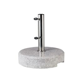 Pie sombrilla granito redondo macizo 25 kilos