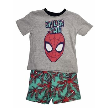 Pijama verano gris Spiderman Los Vengadores Marvel