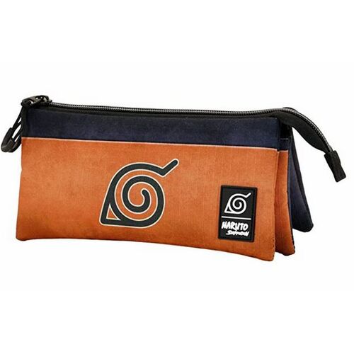 Estuche portatodo triple Eco Symbol Naruto 11 x 23 x 7 cm