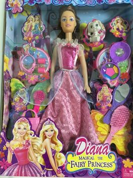 Muñeca princesa Dianna con accesorios