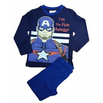 Pijama largo azul Capitán América