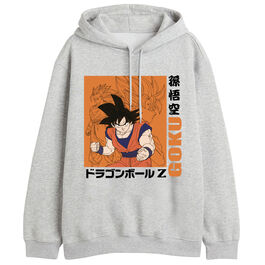 Sudadera gris con capucha Dragon Ball