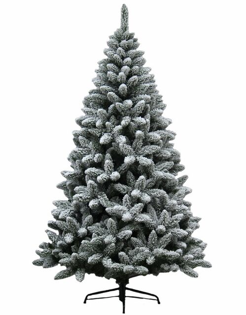 Árbol Navidad nevado "Harry" base metal 210 cm