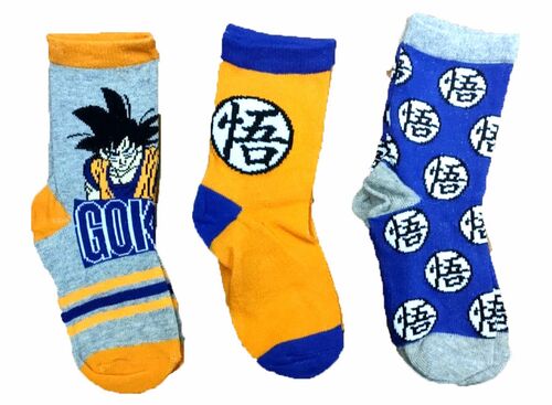 Pack 3 pares calcetines Dragon Ball Z
