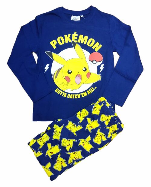 Pijama dos piezas azul oscuro Pokemon