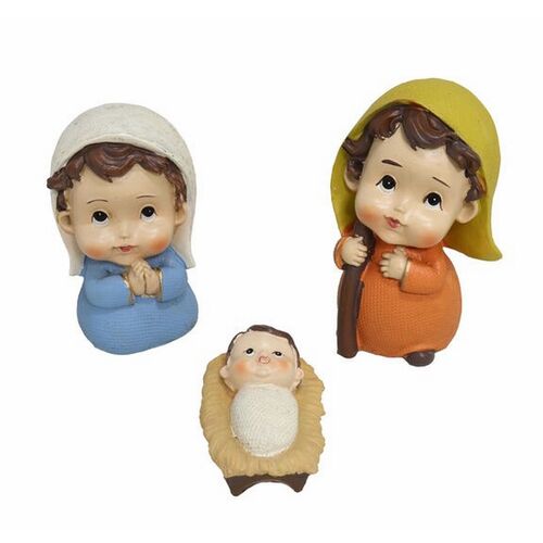 Nacimiento Belén Navidad 3 figuras 14 cm