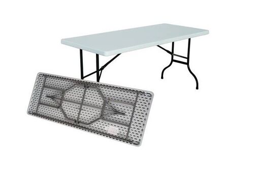 Mesa catering rectangular pelgable eventos profesional 240 x 76 x 74 cm