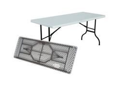 Mesa rectangular plegable catering  240 x 76 x 74 cm