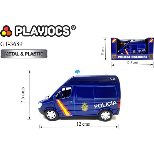 Furgón Policía Nacional coleccionista 12 x 7 x 7 cm