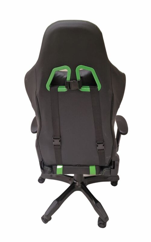 Silla Gaming profesional verde y negra RQ8002