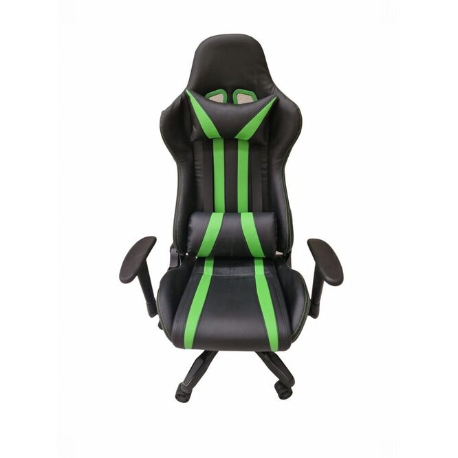 Silla Gaming profesional verde y negra RQ8002