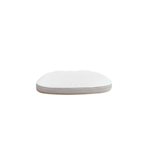 Cojín blanco para silla Crossback 43 x 39 x 4 cm
