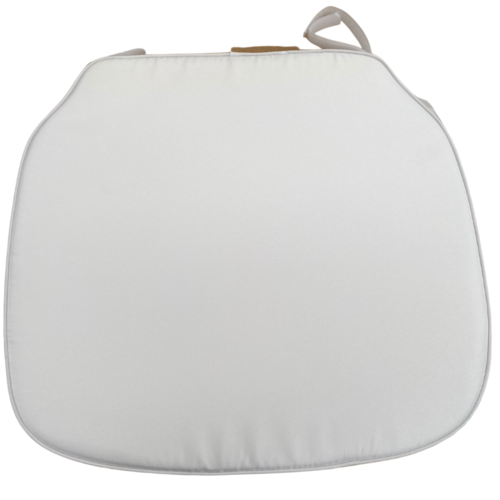 Cojn blanco para silla Crossback 43 x 39 x 4 cm