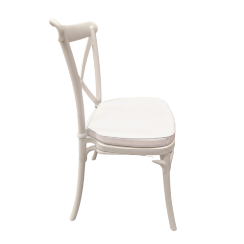 Silla Crossback uso profesional con cojín 90 x 48 x 49 cm