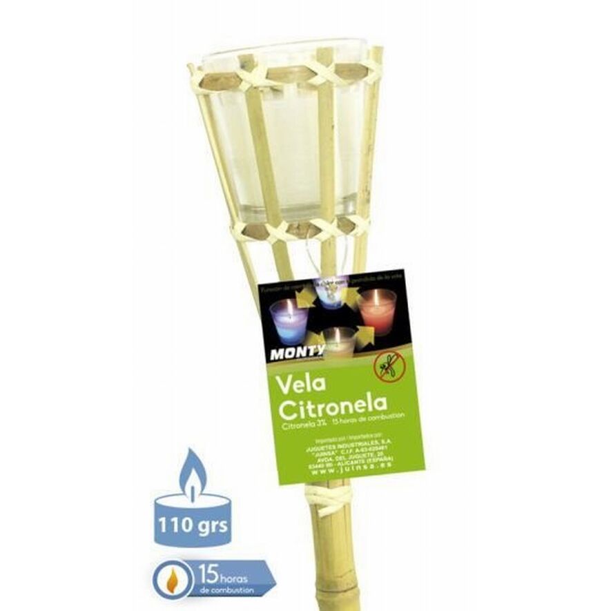 Antorcha bamb vela citronela 78 cm