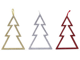 Pino colgante decoración Navidad 31 cm