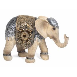 Figura decoración Elefante luz led Dhyana 19 x 14 x 8 cm