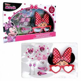 Set accesorios pelo Minnie Mouse Disney 33 x 21 cm