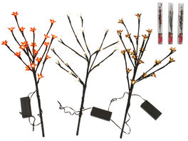 Vara 20 led flores pilas