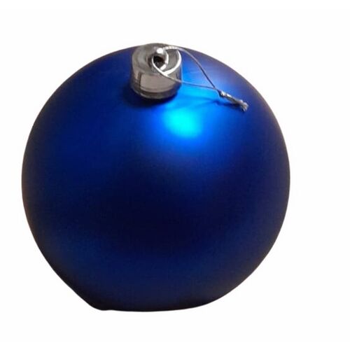 Bola Navidad mate Azul 40 cm