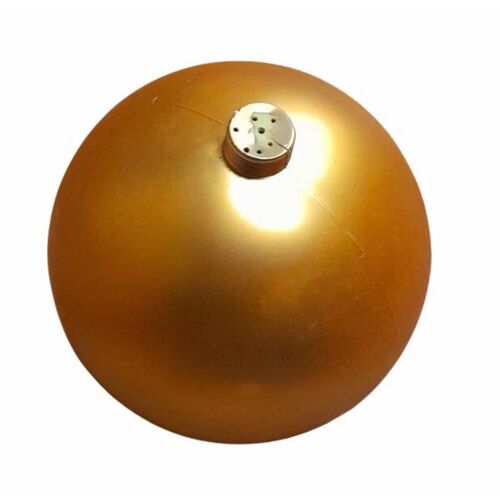 Bola Navidad mate Oro Dorado 40 cm