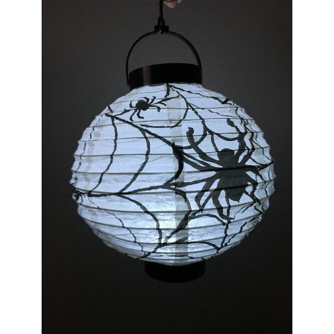 Farolillo decoración Halloween Araña 20 cm